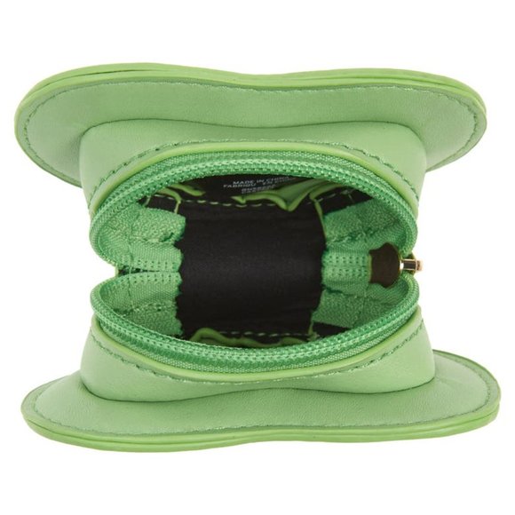 NWT Nordstrom Heart Shaped Pouch in Green - Picture 5 of 6